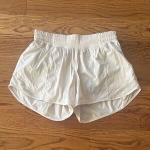 Lululemon Athletica Cream Athletic Shorts